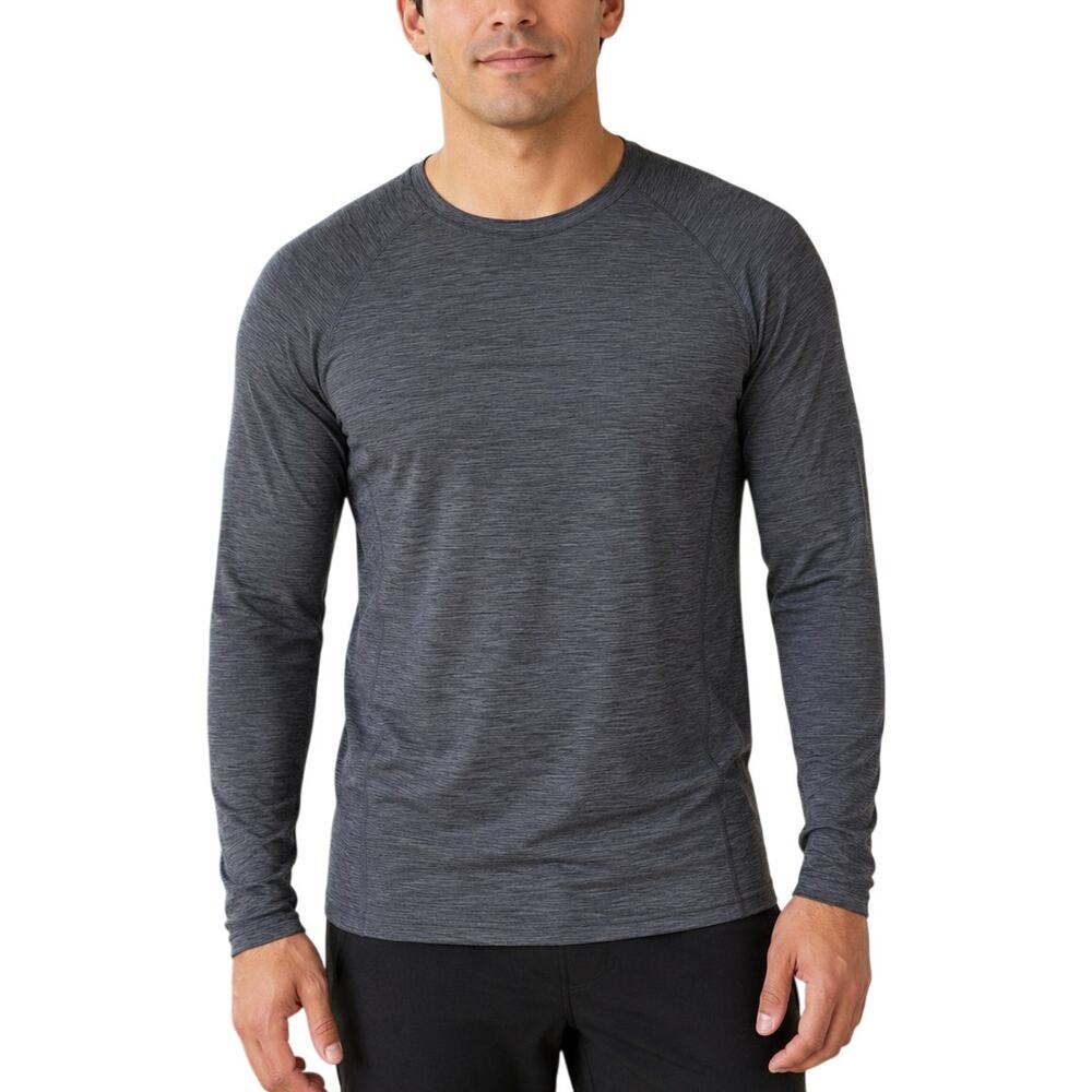 Cuddl Duds Climate Sport Gray Space Long Sleeve Large Gorpcore Athletic